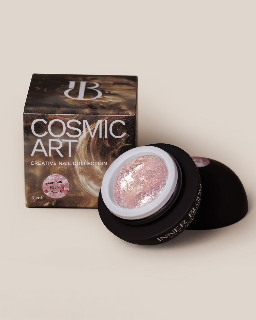 Gel Cosmic Art Fairy Dust Pastel Peach 5 ml – borcan InnerBloom