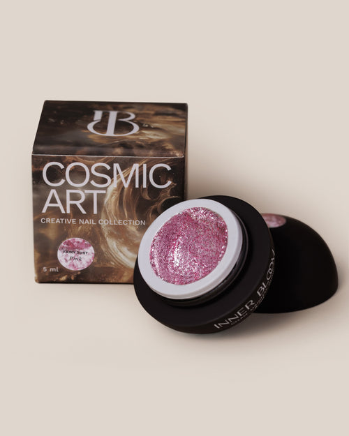 Gel Cosmic Art Fairy Dust Pink 5 ml – borcan InnerBloom