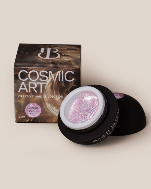 Gel Cosmic Art Fairy Dust Pastel Rose 5 ml – borcan InnerBloom