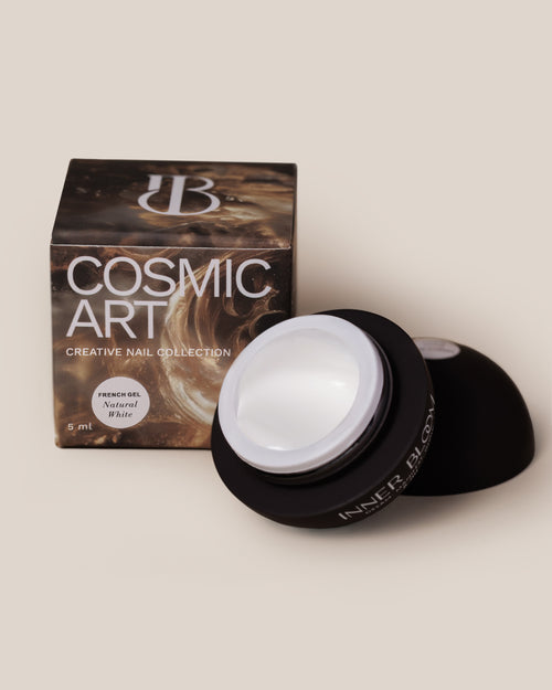 Gel Cosmic Art French Gel Natural White 5 ml – borcan InnerBloom