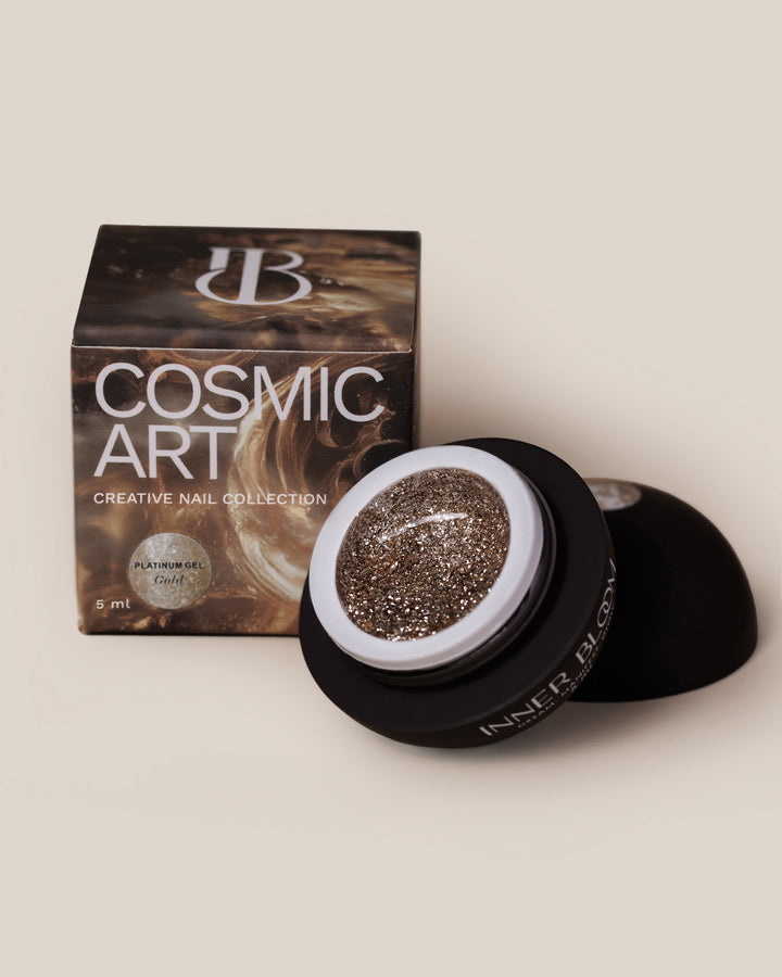 Gel Cosmic Art Platinum Gel Gold 5 ml – borcan InnerBloom