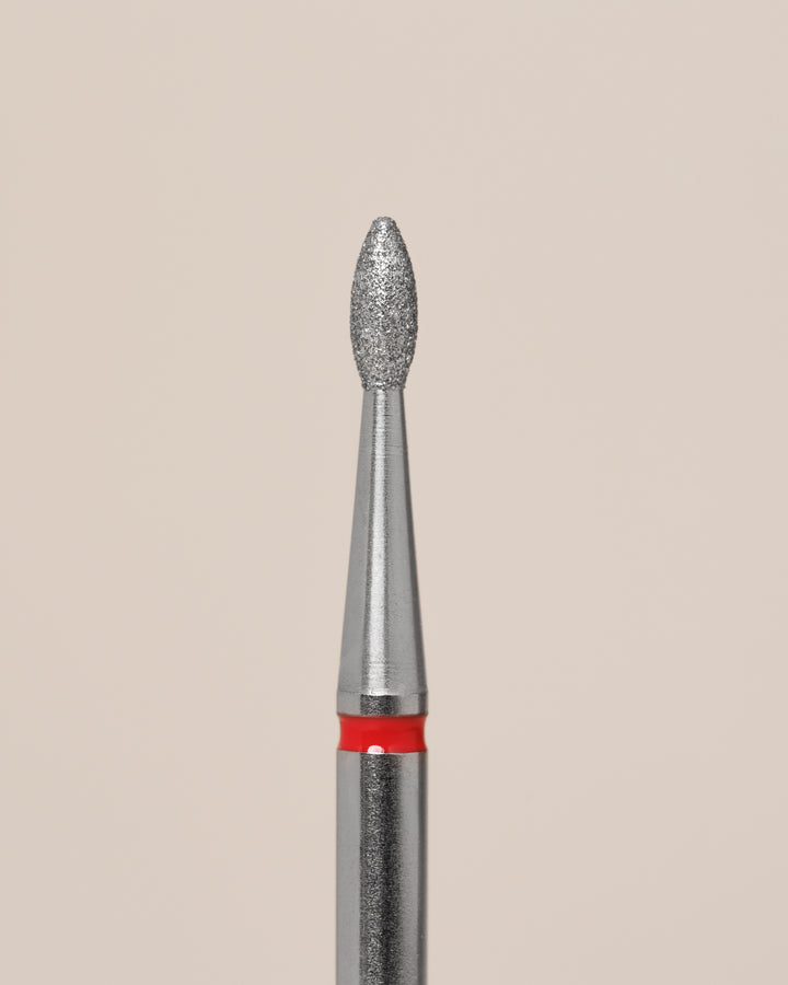 Capăt de freză diamantat Picătură Roșie InnerBloom – Ø 1.8 mm (bit diamantat)