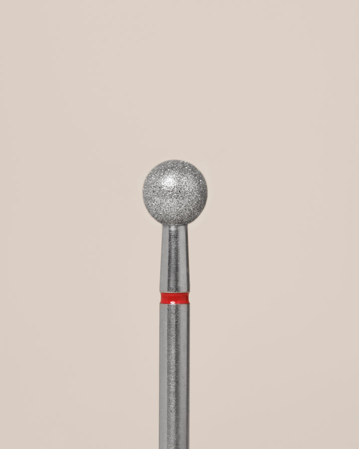 Capăt de freză diamantat Sferă Roșie InnerBloom – Ø 5 mm